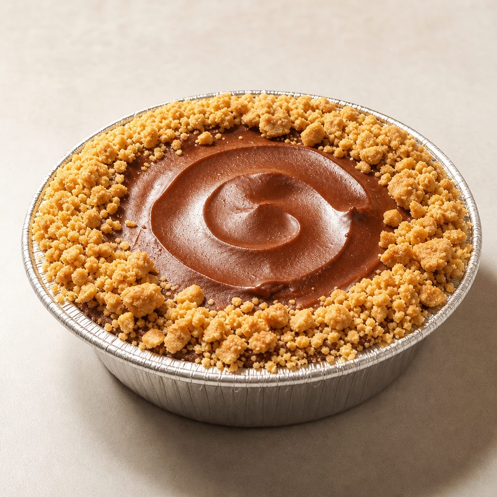 Chocolate Peanut Butter Mini Pie.