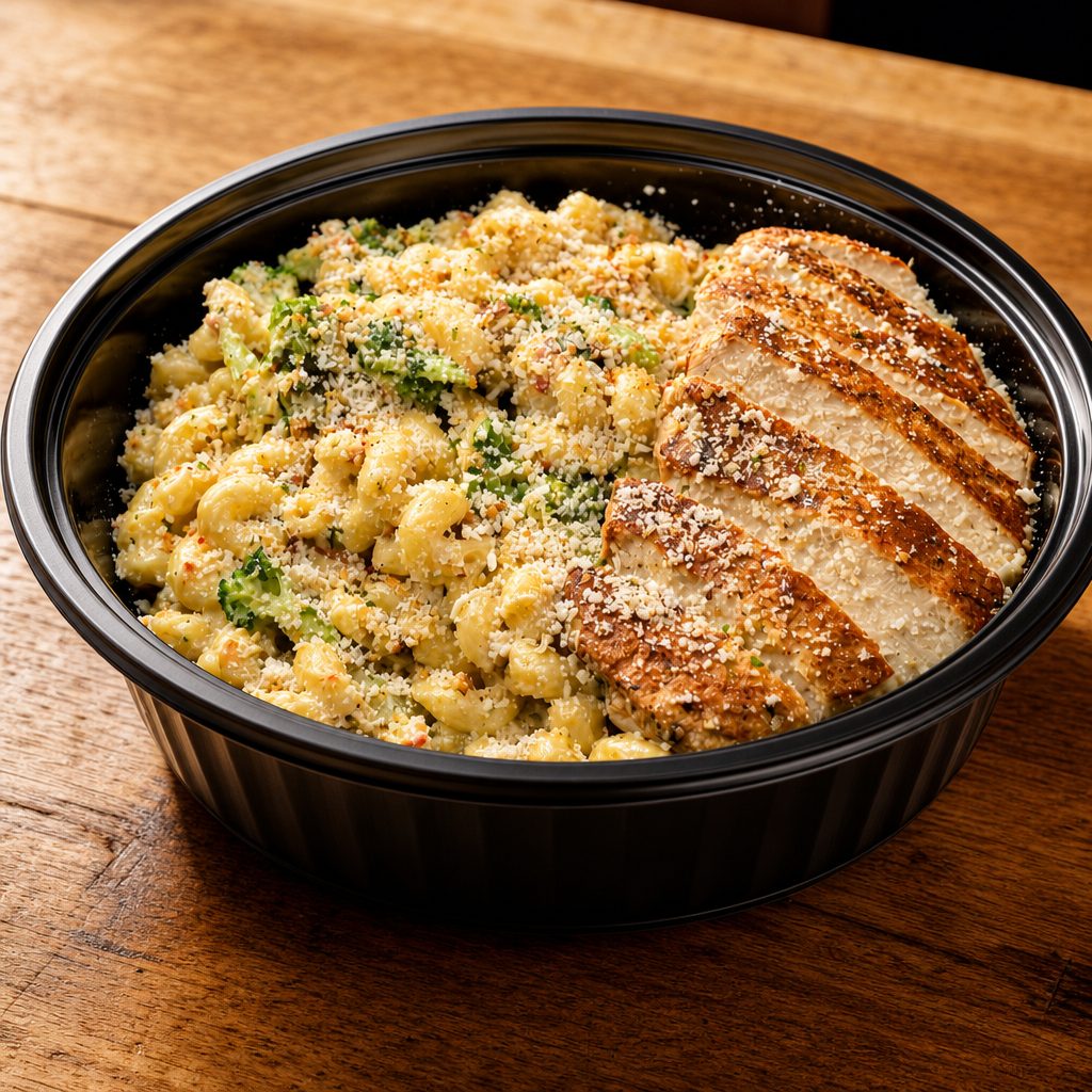 Chick'n & Broccoli Mac.
