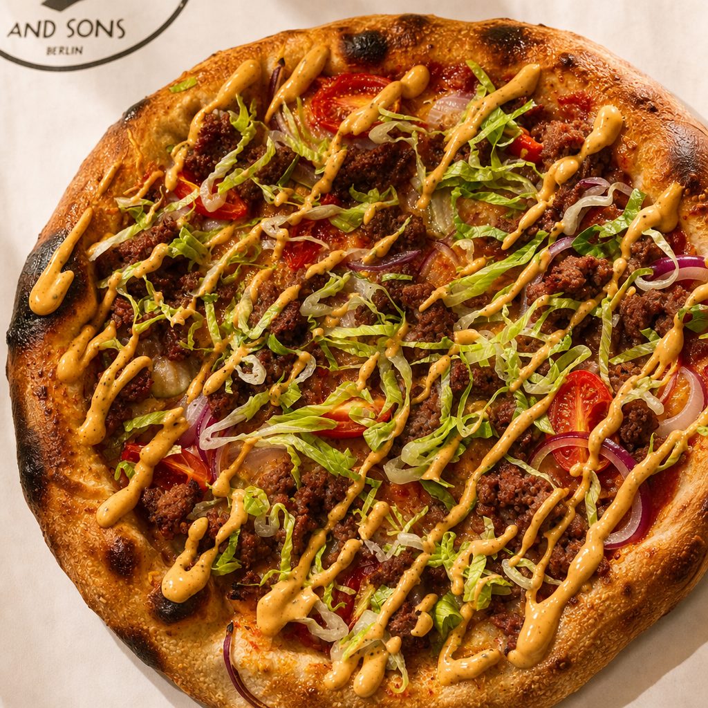 Cheeseburger Pizza.
