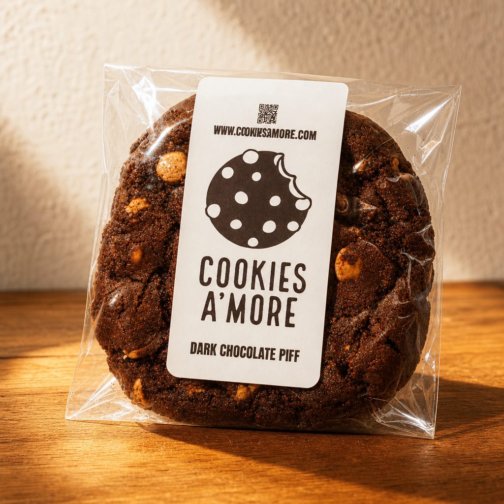 Dark Chocolate Piff Cookie.