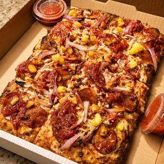 Deep Dish Hawaiian
