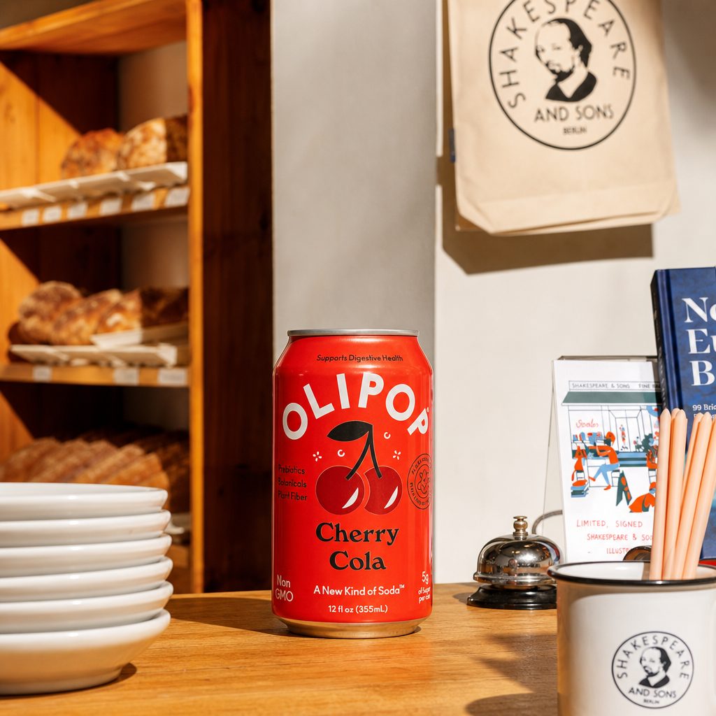 Cherry Cola (Olipop).